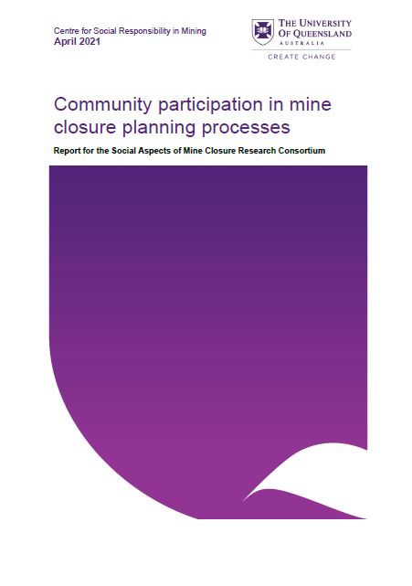 Community participation in mine closure planning processes