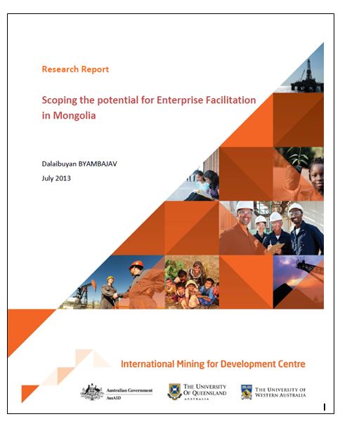 Scoping the potential for enterprise faciliation in Mongolia