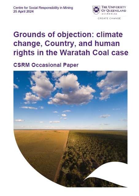 Grounds of objection: climate change, Country, and human rights in the Waratah Coal case