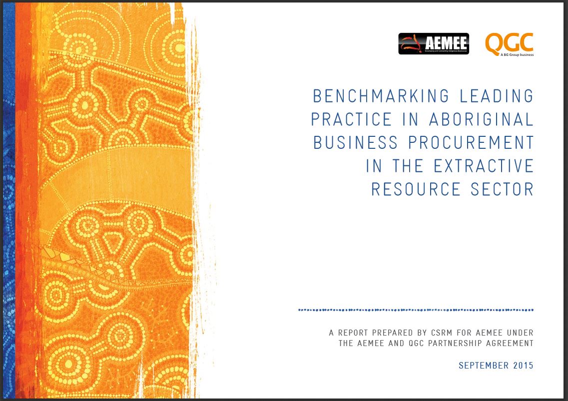 Benchmarking leading practice in Aboriginal business procurement in the extractive resource sector