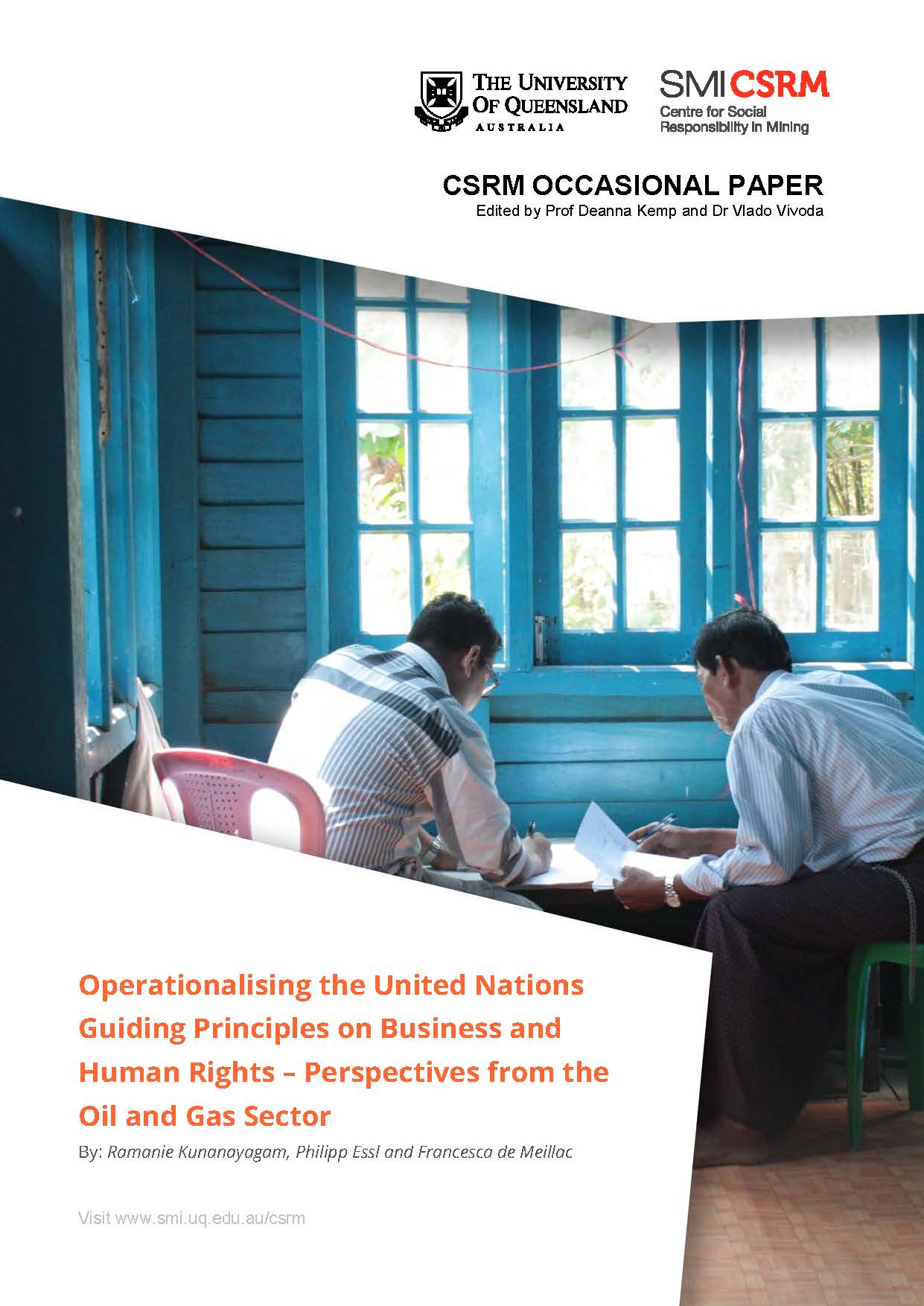 Operationalising the United Nations Guiding Principles on business and human rights