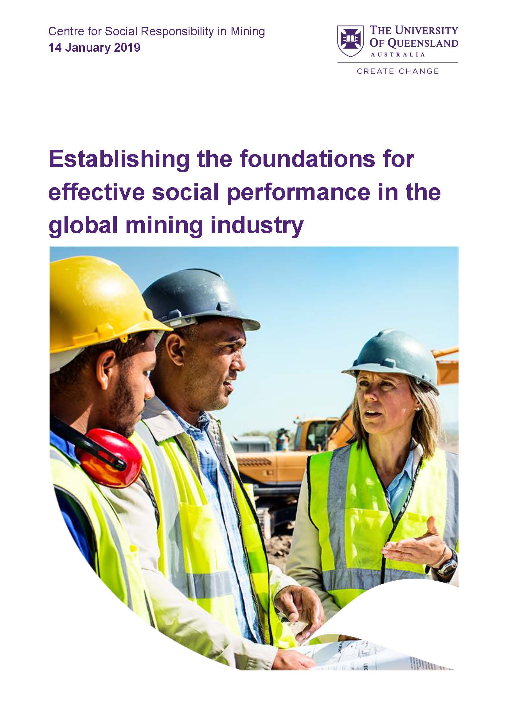 Establishing the foundations for effective social performance in the global mining industry